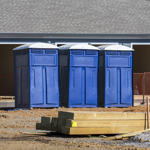 is there a specific order in which to place multiple porta potties in Sumner MI